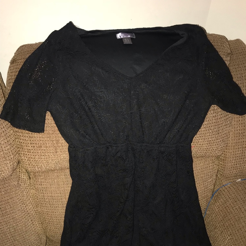Gorgeous Lace Overlay Oh Baby Maternity Dress